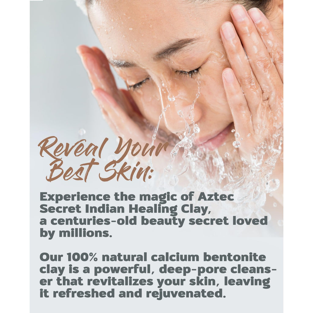 Aztec Secret– Indian Healing Clay 16 Oz – Deep Pore Cleansing Facial & Body Mask – The Original 100% Natural Calcium Bentonite Clay – New Version 2