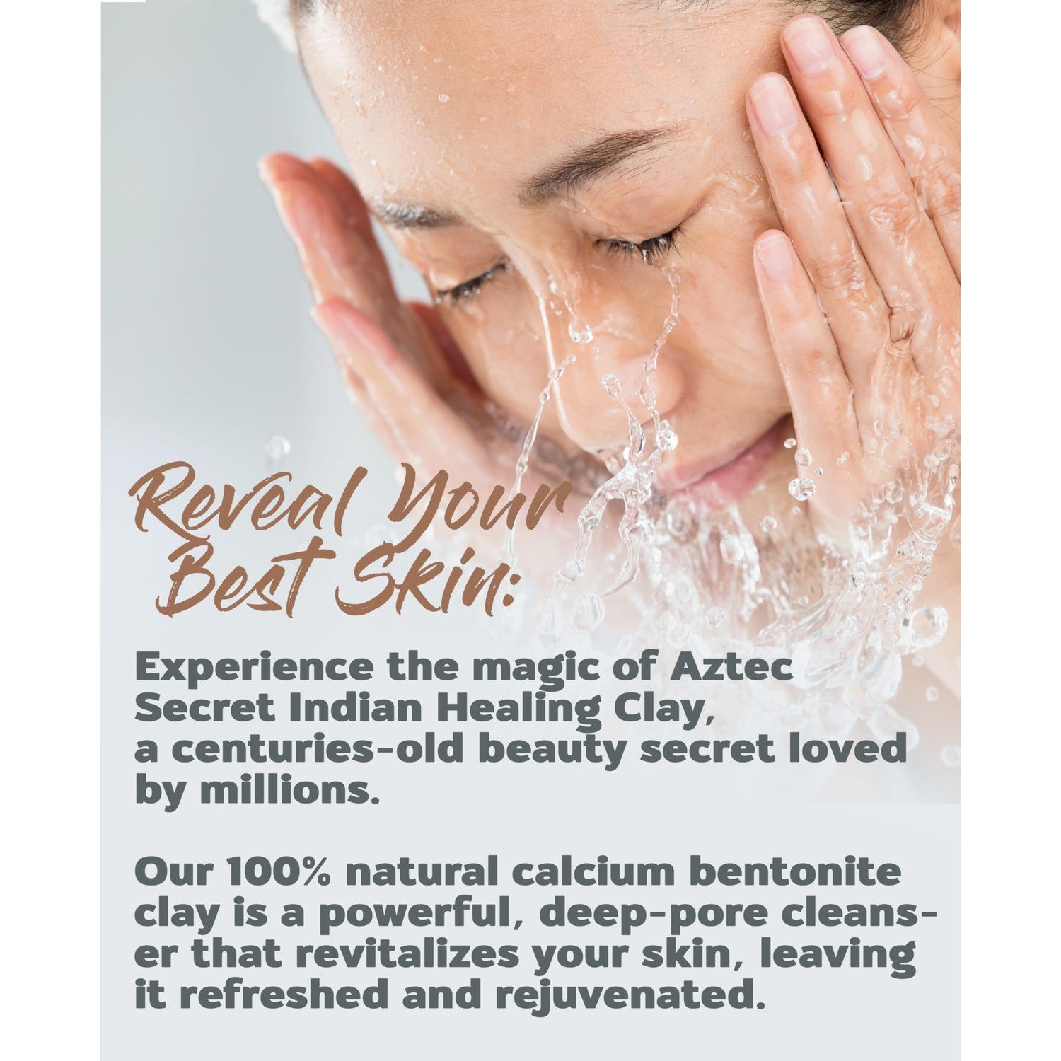 Aztec Secret– Indian Healing Clay 16 Oz – Deep Pore Cleansing Facial & Body Mask – The Original 100% Natural Calcium Bentonite Clay – New Version 2