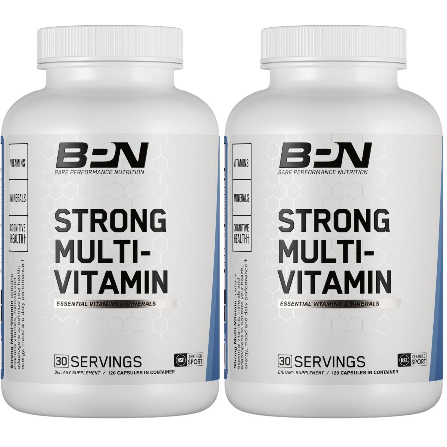 BARE PERFORMANCE NUTRITION, BPN Strong Multi-Vitamin, Foundational Health, Improved Mood and Sleep, Adaptogens, Improved Cognitive Health