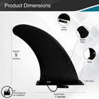 Upgrade your paddleboarding experience with the Fin Replacement Stand Up Paddleboard, designed for easy installation. Available at Curat Cart.