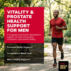 GNC Mega Men Prostate & Virility Multivitamin for Men, 90 Count | Supports Prostate, Sexual, and Colon Health, Made with an Arginine and Herb Blend, Advanced Antioxidant Formula