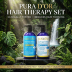 PURA D'OR Hair Thinning Therapy Conditioner for Fuller-Looking Volume, 16oz