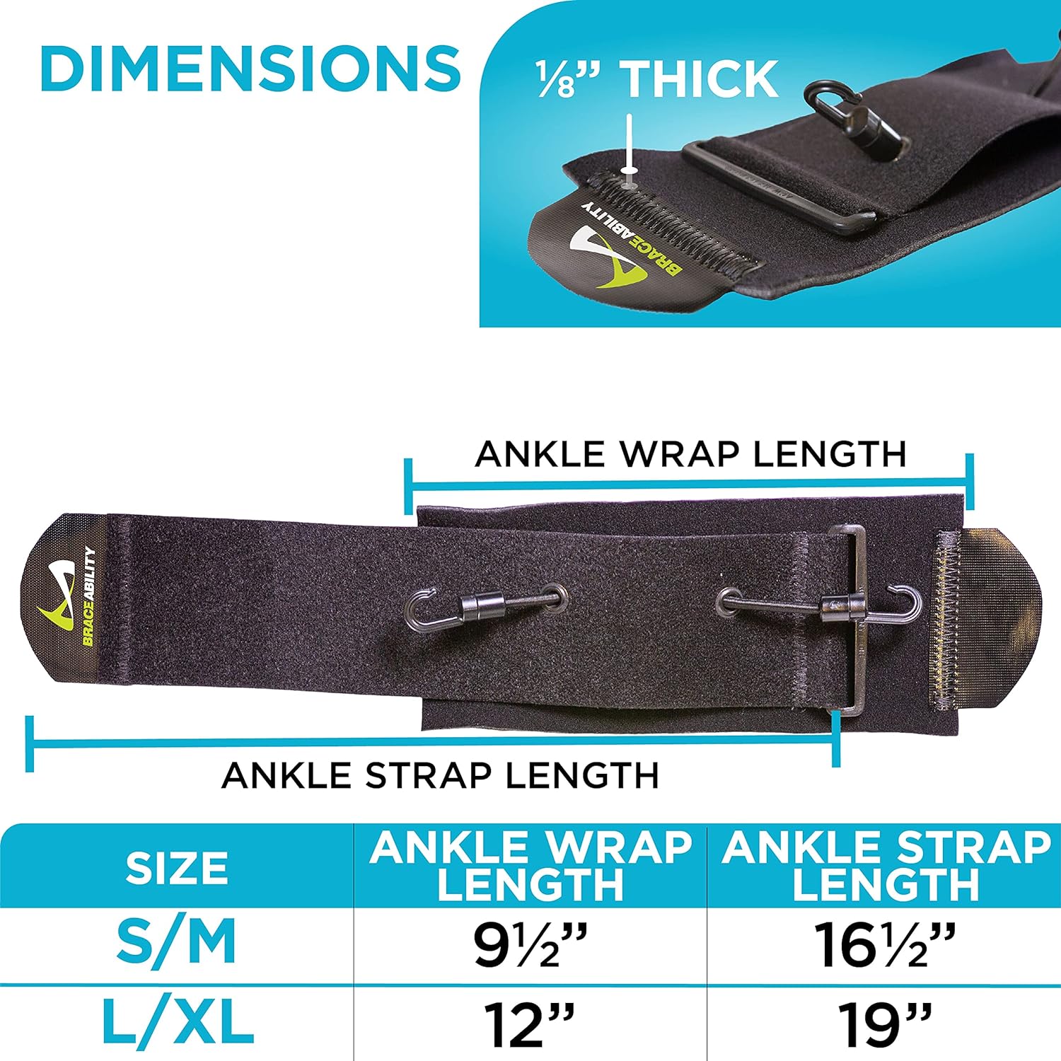 Buy now BraceAbility AFO Foot Drop Brace - Adjustable Soft Ankle Foot Orthosis Drop Foot Brace for Men and Women, Walking with Shoes, Toe Lifter Support, Dorsiflexion Assist Brace Fits Left or Right (S/M) at indiglob india