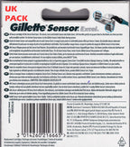 Buy now Gillette Sensor Excel-50 Count (5 x 10) at indiglob india