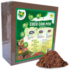 MODELLOR (10 lb) Premium Super Washed Coco Coir Brick, High Yield 18 to 20 gallons [72 to 80 quarts], Seed Starter, Organic, pH Balanced, Gardening, Indoor, Outdoor use