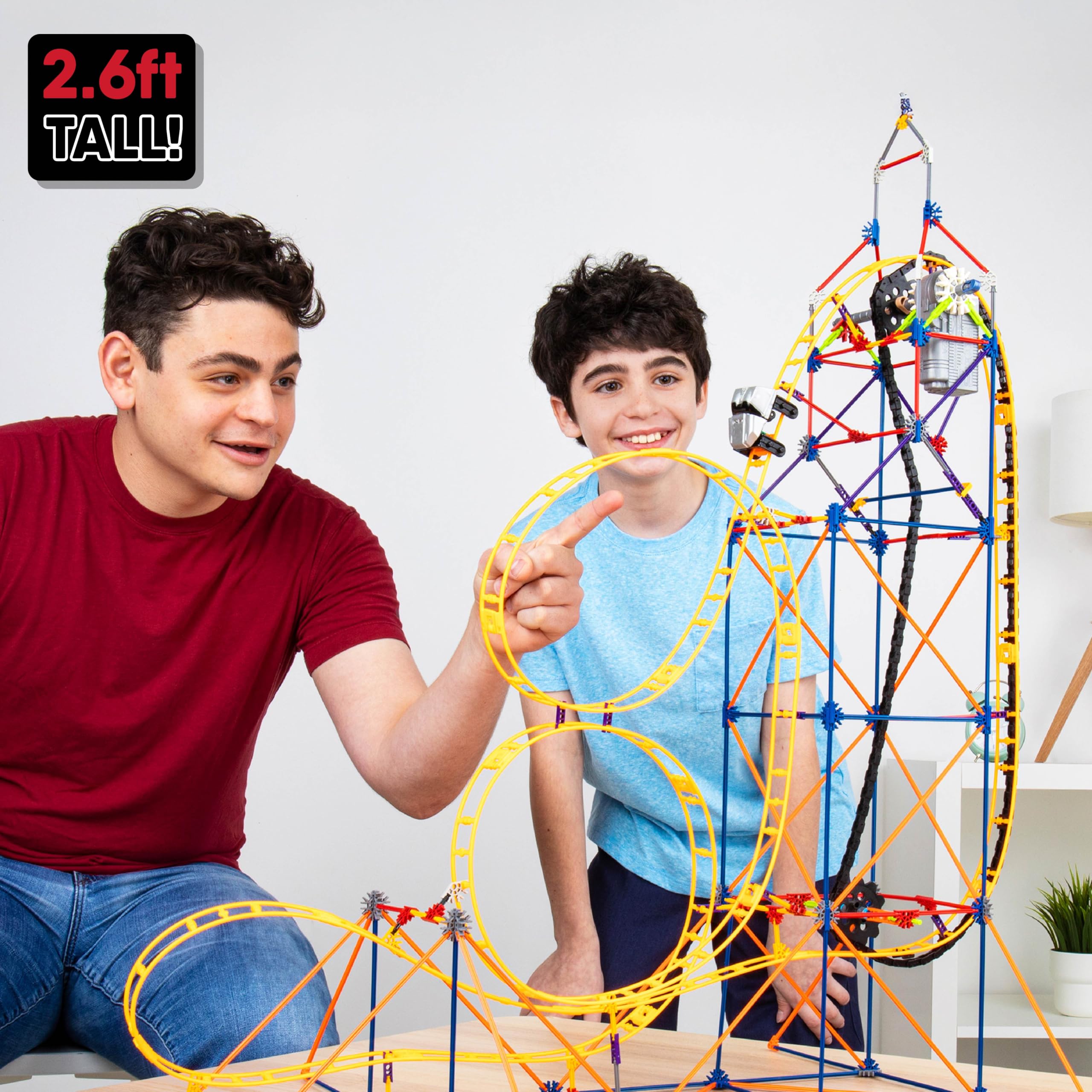 Buy now K'NEX - Amazin' 8 Coaster ‚ STEM Building Set, Kid Construction, Creative Play Toy‚ Ages 9+ at indiglob india
