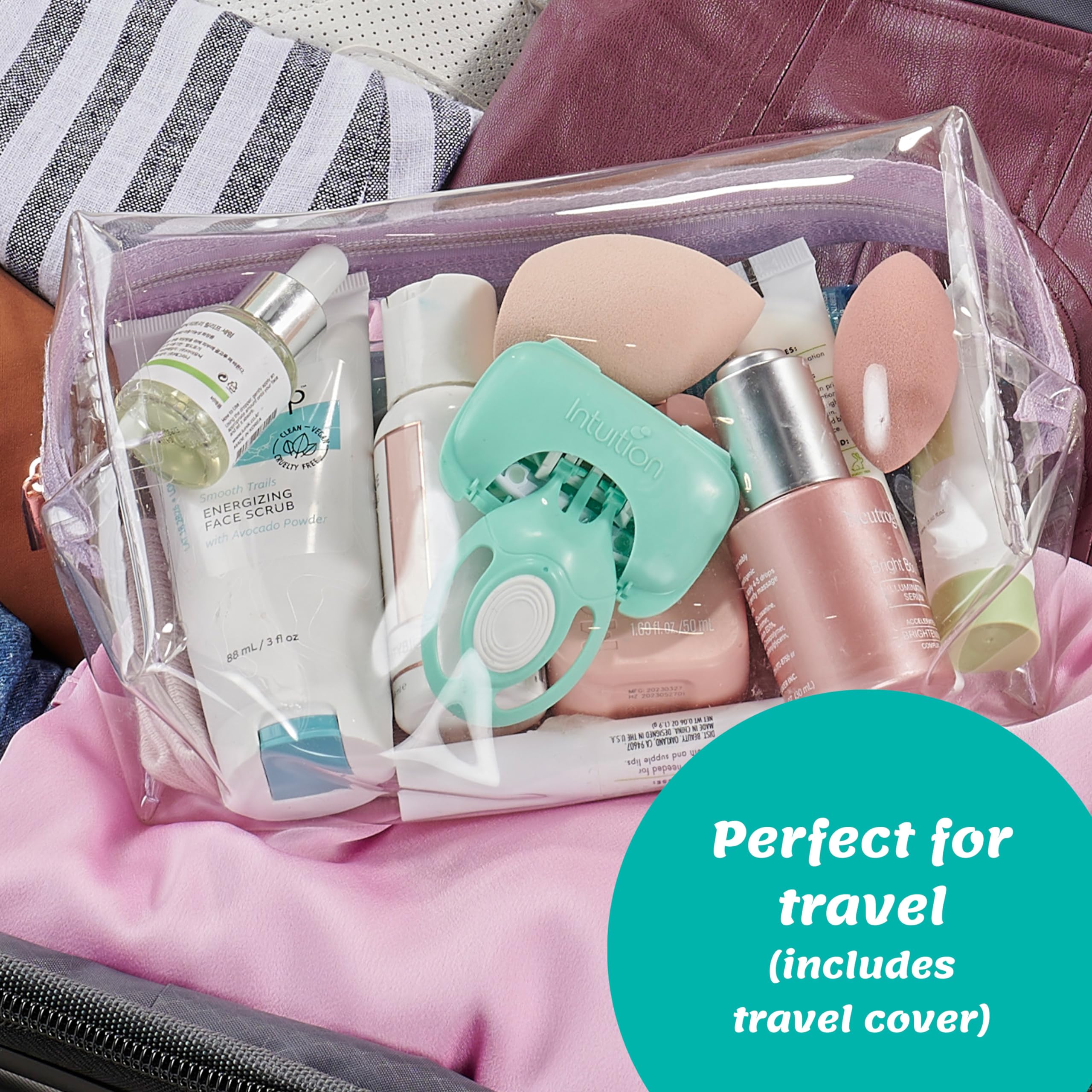Schick Intuition Go Disposable Razor for Sensitive Skin, 1ct, Razors Sensitive Skin, Women’s Disposable Razors with Organic Aloe, Travel Razor