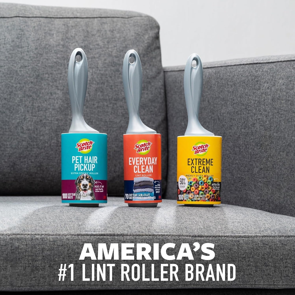Buy now Scotch-Briteâ„¢ Everyday Clean Lint Roller Combo Pack 836RS-95-5pka, 1 pack per case at indiglob india