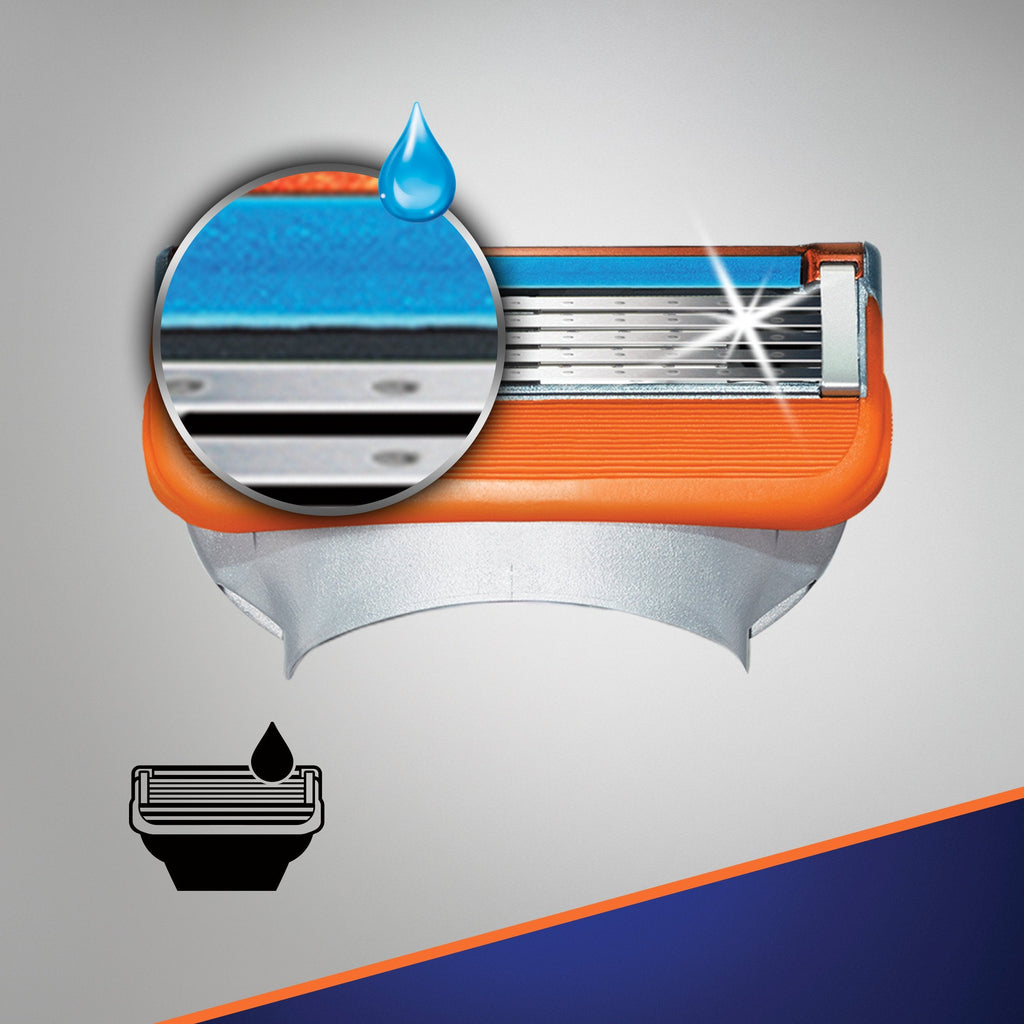 Buy now Gillette Fusion5 Men's Razor Blades, 12 Blade Refills at indiglob india