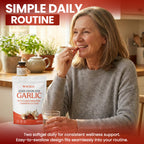 Resilia Odorless Aged Garlic Extract Softgels (60 Count) | 600mg Aged Garlic Extract Per Serving | With CoQ10 Ubiquinol & Vitamin K2 (MK-7) | Dietary Supplement
