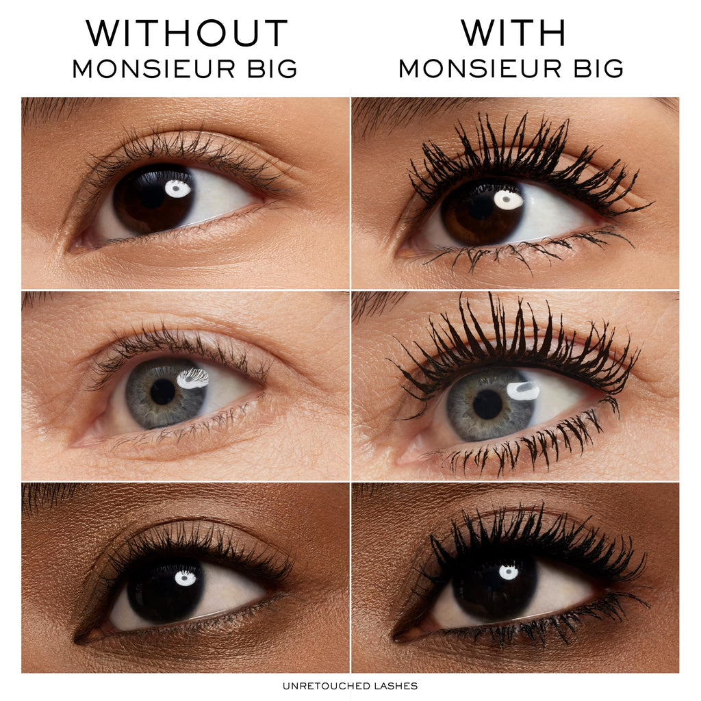 Lancôme Monsieur Big - Volumizing Mascara 24H Wear - Black | 12x More Volume & 24H Wear - Instant Volume - With Smudge-Proof Formula - False Lash Effect