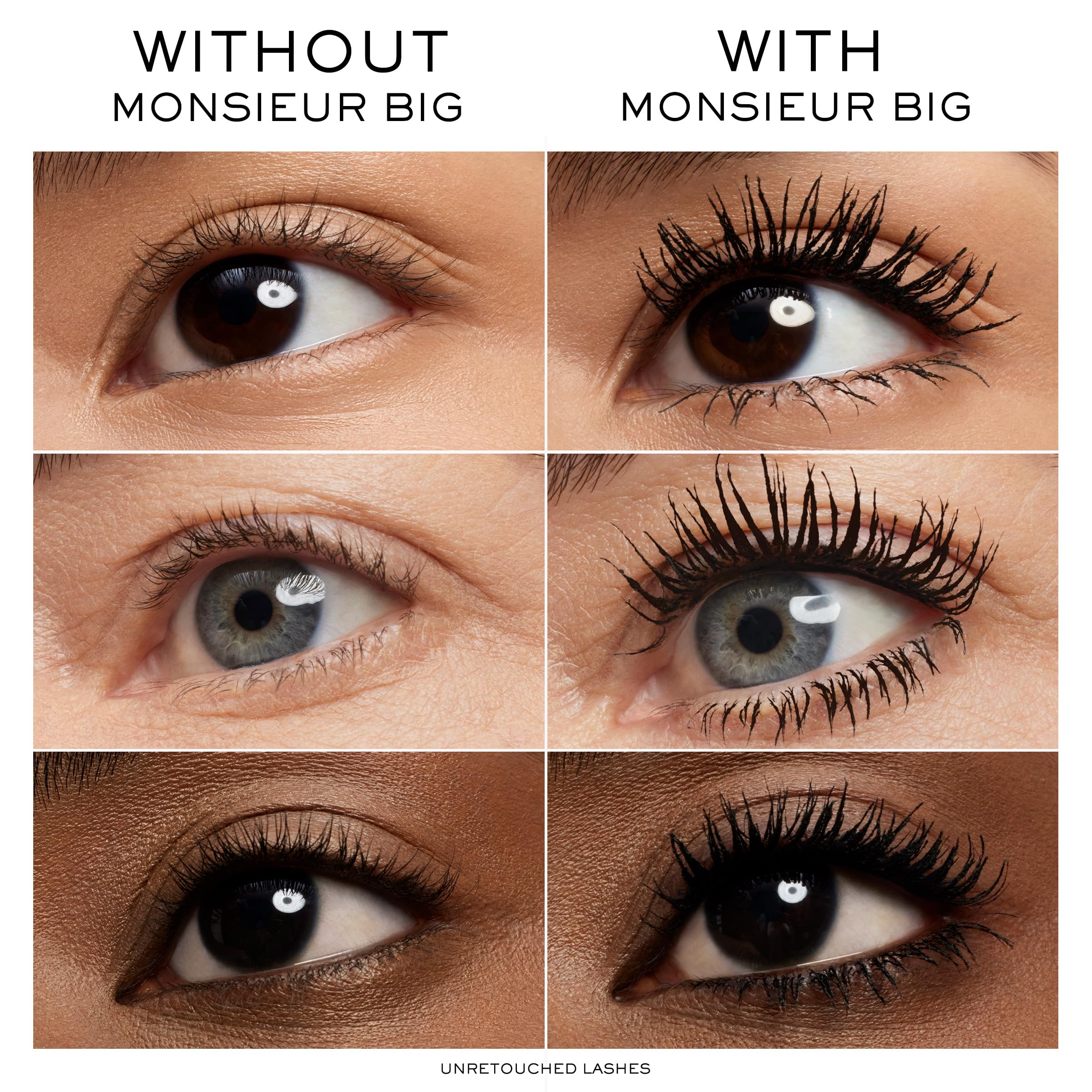 Lancôme Monsieur Big - Volumizing Mascara 24H Wear - Black | 12x More Volume & 24H Wear - Instant Volume - With Smudge-Proof Formula - False Lash Effect