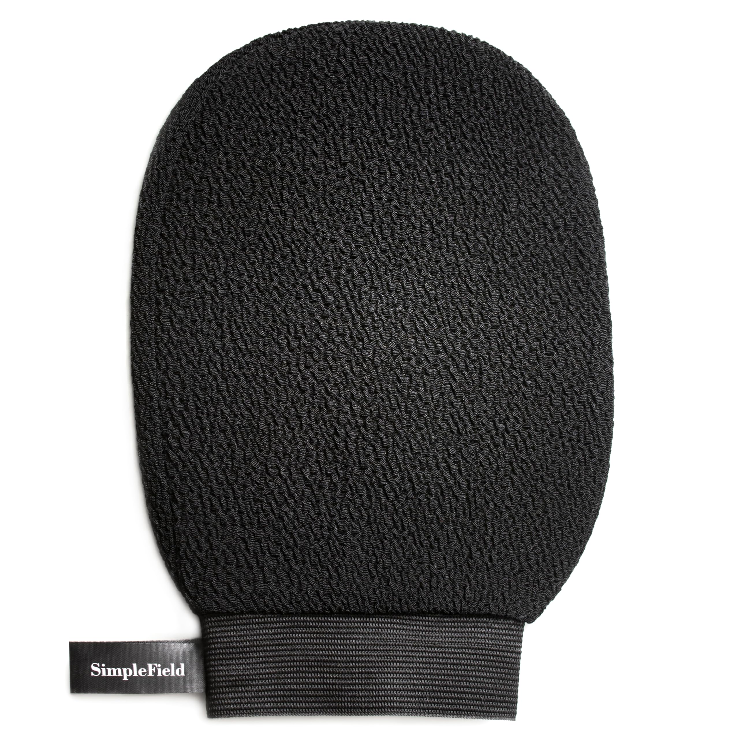 SimpleField Korean Exfoliating Mitt for Remove Dead Skin. 2 Pack 100% Viscose Kessa Deep Exfoliating Gloves for Body Scrub, Keratosis Pilaris and Self Tanning Removal. Easily Smooth Skin Surface.
