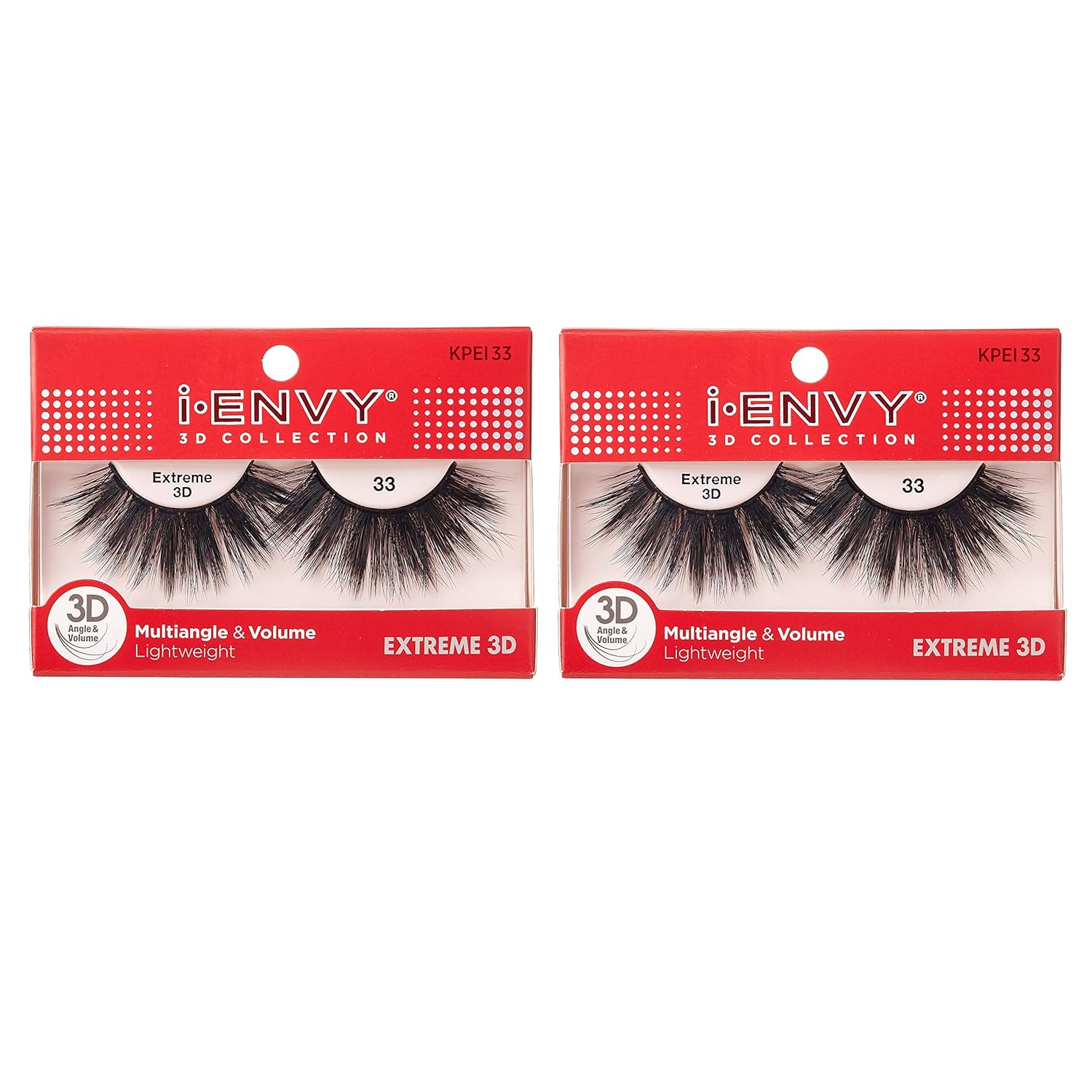 Buy now i-Envy 3D Glam Collection Multi-angle & Volume (2 PACK, KPEI14) 1 Count (Pack of 2) KPEI33 at indiglob india