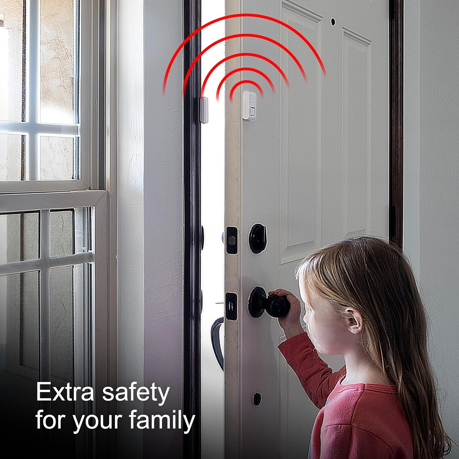 Buy now GE Personal Security Window and Door Alarm, 4 Pack, DIY Protection, Burglar Alert, Wireless Chime/Alarm, Easy Installation, Home Security, Ideal for Home, Garage, Apartment and More, White, 45174 at indiglob india