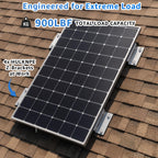 Z Brackets Solar Panel Mounting Kit (16 Pack) - Heavy Duty Corrosion-Resistant Aluminum for RV, Boat, Roof & Off-Grid Installations