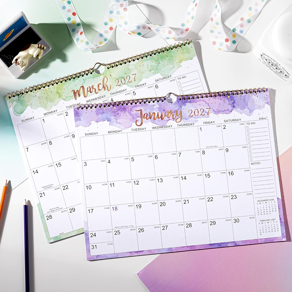 2027 Calendar - 2027 Wall Calendar, 15" x 11.5", JAN. 2027 - DEC. 2027