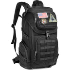 Buy now Wotony military tactical backpack nylon military MOLLE backpack 3-day Assault bag 27L backpack for men, used for outdoor hiking, camping and hunting (All black) at indiglob india