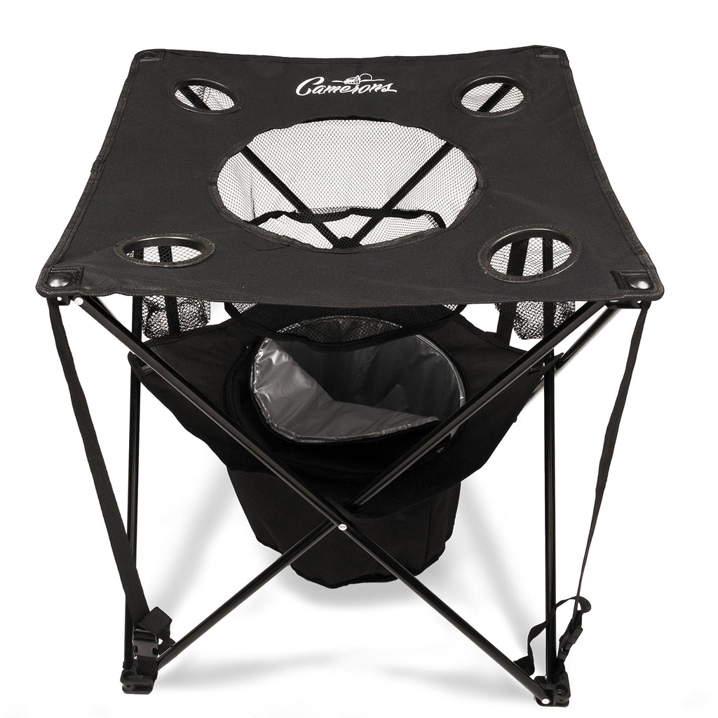 Buy now Camerons All-in-One Tailgating Table - Portable Folding Camping Table w Insulated Cooler, Food Basket & Travel Bag - Holiday Xmas Gift- Collapsible Picnic Table for Fall Football Games & Outdoor BBQs at indiglob india