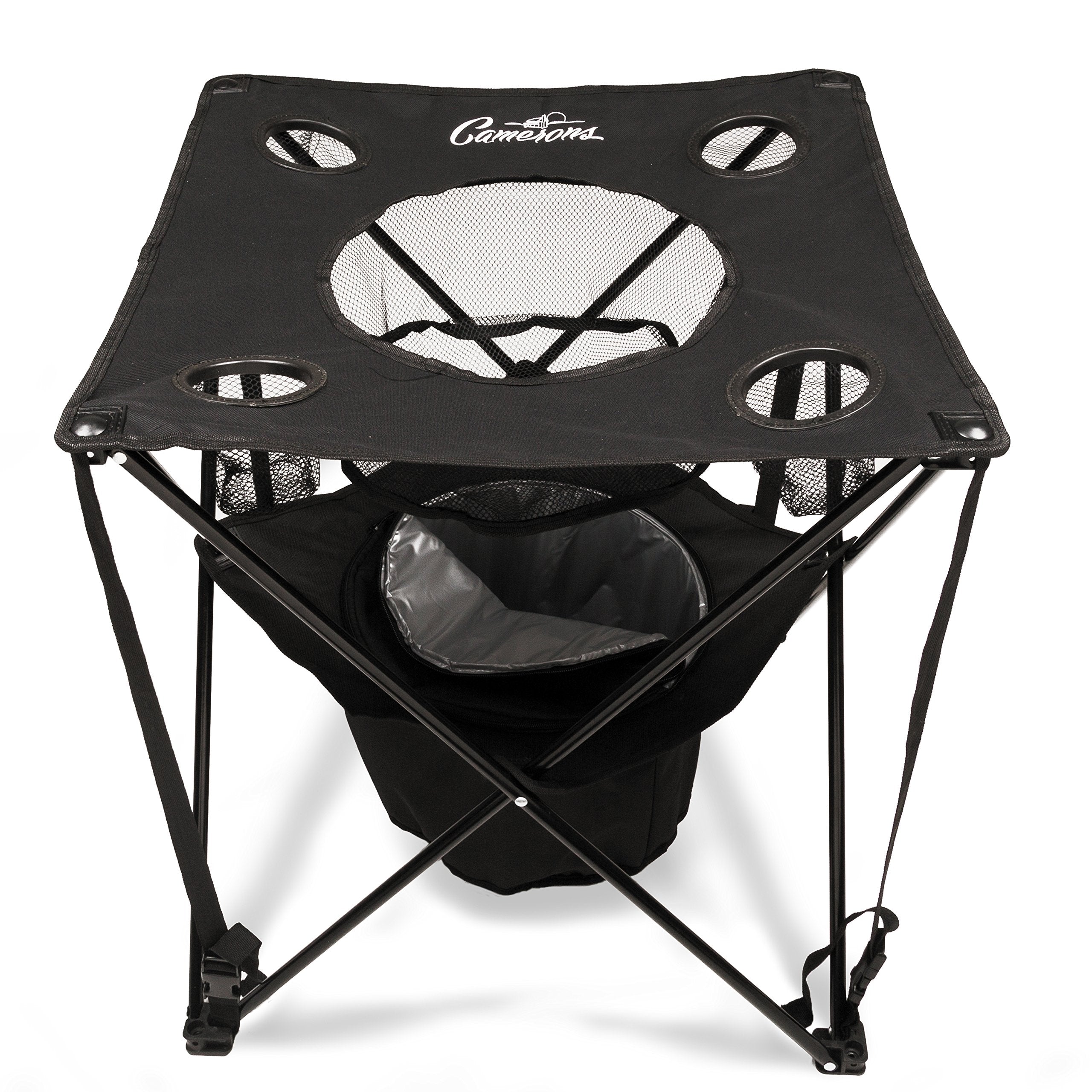 Buy now Camerons All-in-One Tailgating Table - Portable Folding Camping Table w Insulated Cooler, Food Basket & Travel Bag - Holiday Xmas Gift- Collapsible Picnic Table for Fall Football Games & Outdoor BBQs at indiglob india