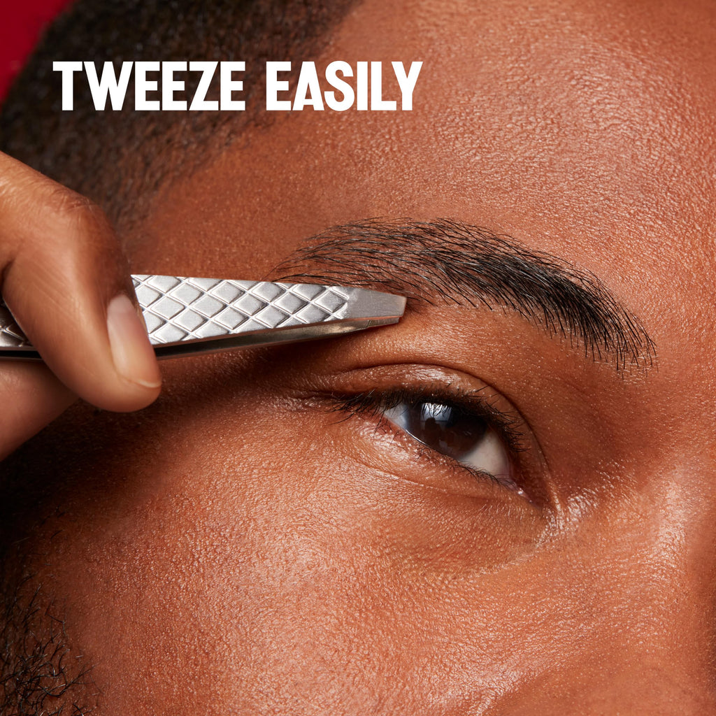 Buy now Revlon Slanted Tip Tweezers for Men, Ultra-Sharp for Precision Eyebrow Shaping and Facial Hair Removal, Larger Non-Slip Grip, Stainless Steel, 1 count at indiglob india