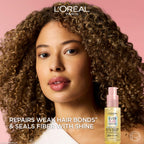 L'Oreal Paris Bond Repair+ Hair Oil-in-Serum, Heat Protectant to Strengthen Damaged, Color-Treated Hair, Provides Intense Shine and Frizz Control, EverPure, 1.6 Fl Oz (Packaging May Vary)