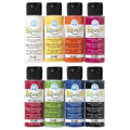 FolkArt Brush on Fabric Acrylic Paint Beginner Set (2-Ounce),