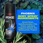 Buy now Axe Body Spray Deodorant For Long Lasting Odor Protection, Phoenix Deodorant For Men Formulated Without Aluminum 4oz 4 Count at indiglob india