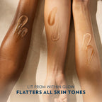 Vaseline Glazed and Glisten Sunlit Glow Body Gel Oil Vanilla Cocoa Shimmering with Ultra-Hydrating Lipids and 100% Pure Cocoa Butter, 6.8 Oz