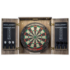 Accudart Match Pro Dartboard Cabinet Set with Auto LED