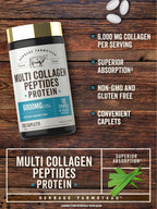 Carlyle Multi Collagen Peptides 6000mg | 120 Caplets