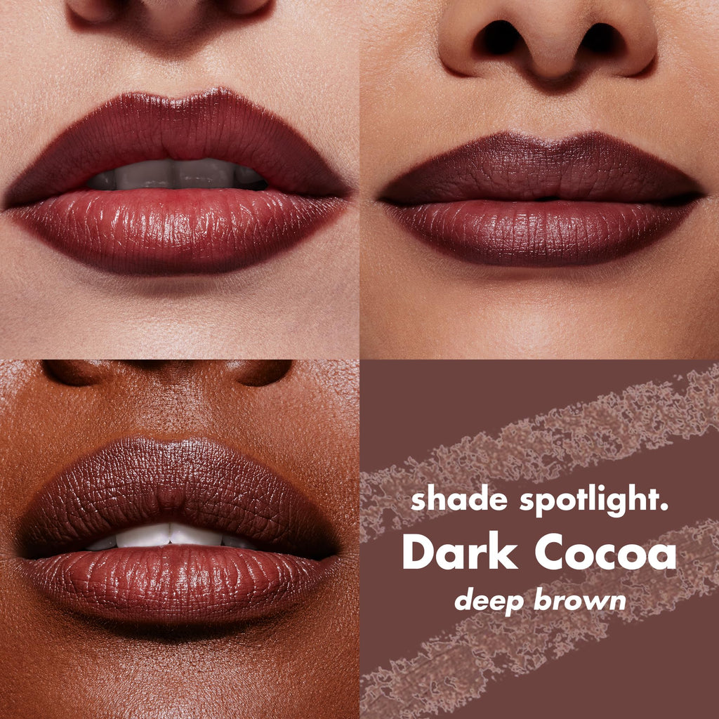 Explore e.l.f. Cream Glide Lip Liner in Dark Cocoa. Available online for effortless, long-lasting application. Order now!