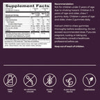 Nature's Way Sambucus Kids Elderberry Immune Gummies, Ages 2+, 60 ct | Daily Immune Support Gummy with Black Elderberry Extract, Vitamin C and Zinc, for Children Ages 2+*