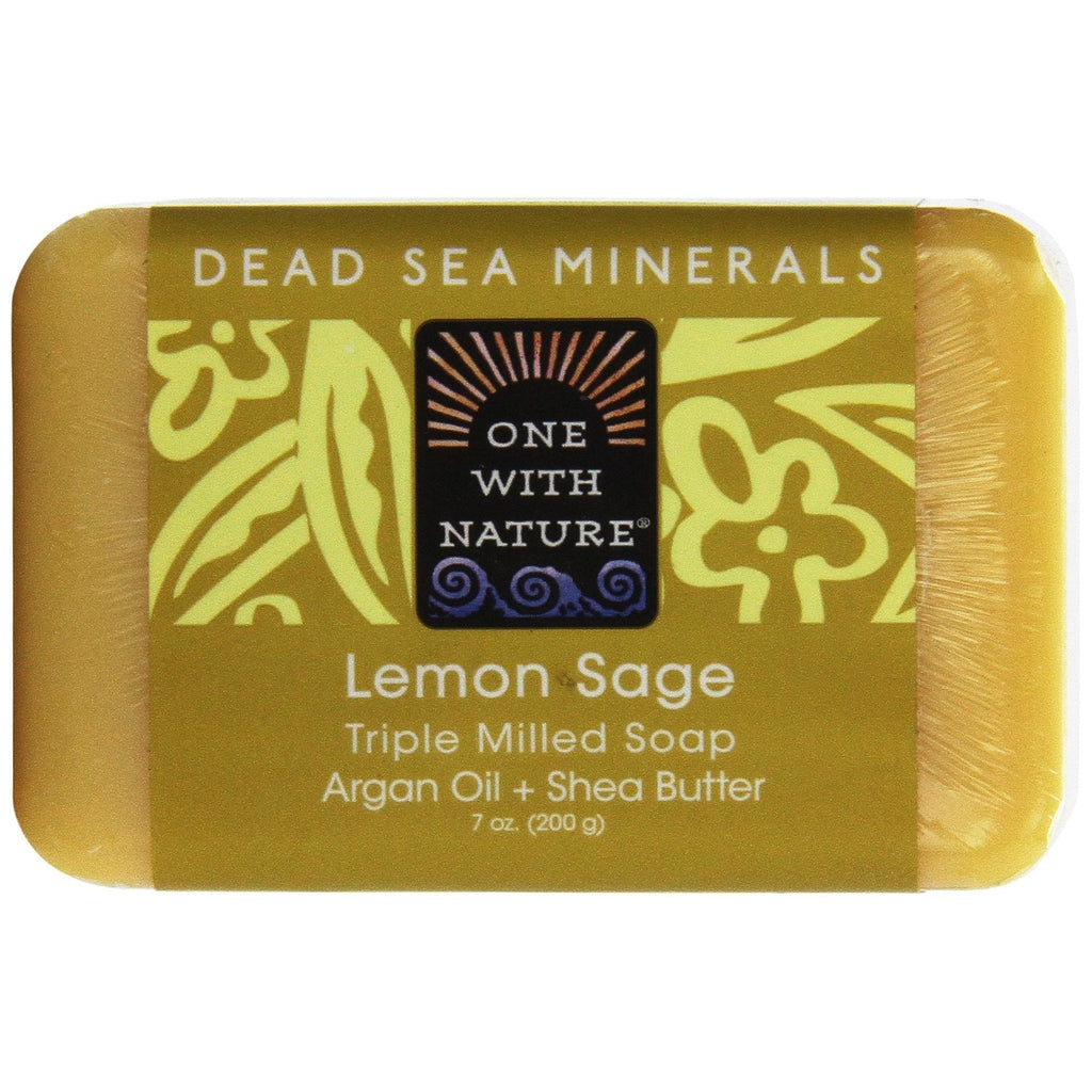 Buy now One With Nature, Dead Sea Mineral Bar Soap, Lemon Verbena, 7 oz at indiglob india