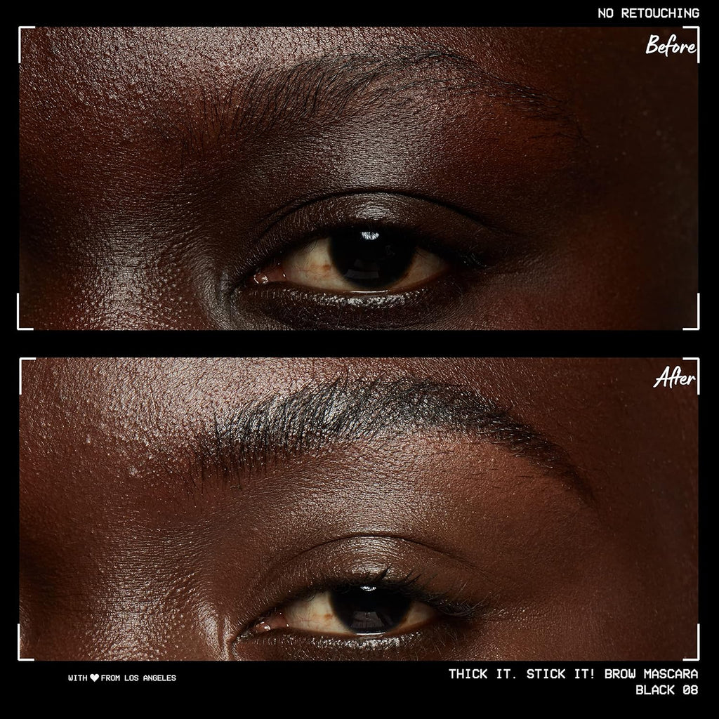 Buy now NYX PROFESSIONAL MAKEUP Thick It Stick It Thickening Brow Mascara, Eyebrow Gel - Black at indiglob india