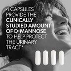 AZO D-Mannose Supplement for Women & Men, Clinical Strength, 120 Capsules | D-Mannose Pills, Urinary Tract Health, Cleanse Flush & Protect* Daily Support, 2000mg per serving, Clinically Studied Amount