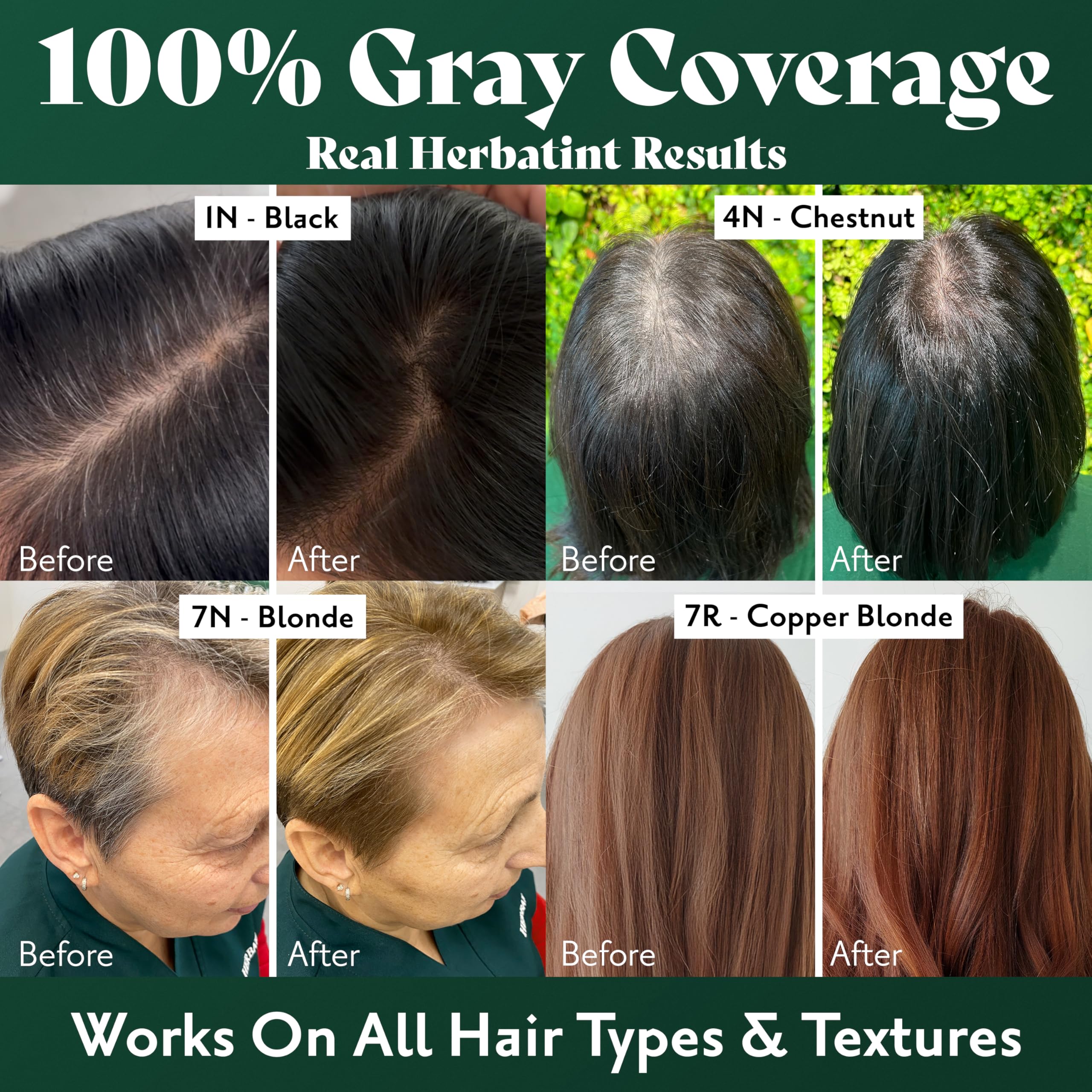 Buy now Herbatint Permanent Hair Dye For Women - 4N Chestnut - For Up To 100% Gray Coverage of Resistant Gray Hair - Ammonia-Free, Alcohol-Free & Vegan - Salon Influenced Hair color 5.75 fl oz at indiglob india