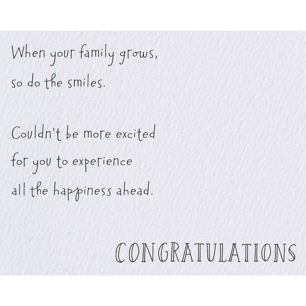American Greetings Baby Shower Card (Smiles Grow)