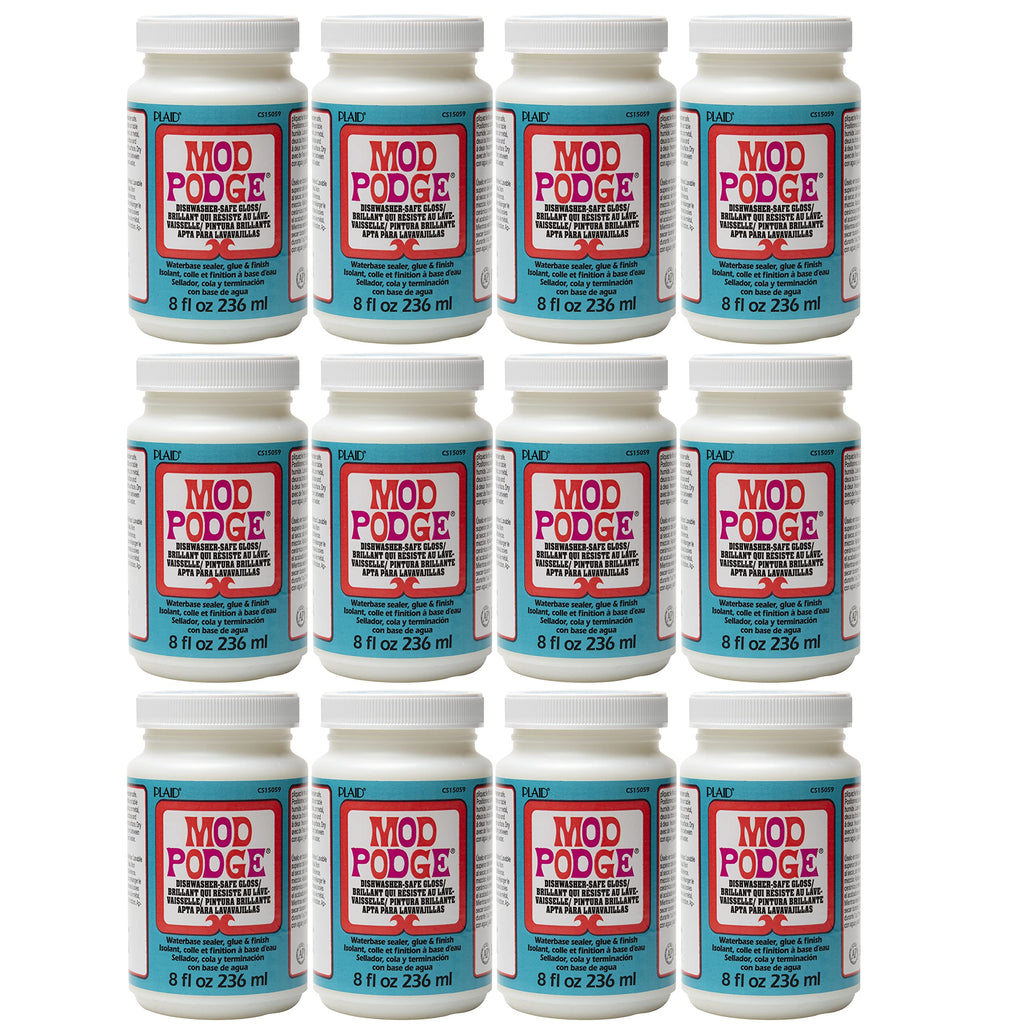 Buy now Mod Podge Dishwasher Safe Waterbased Sealer, Decoupage Glue with Gloss Finish, 8 fl oz (Pack of 3), Clear (CS15059A)- (Pack of 3) at indiglob india