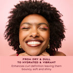Shea Moisture Curl Enhancing Smoothie Hair Cream for Thick, Curly Hair Coconut and Hibiscus Sulfate Free and Paraben Free Curl Cream 20 oz | For curly hair - moisturizes, defines curls, and reduces frizz with Coconut Oil, Neem Oil and Silk Protein.