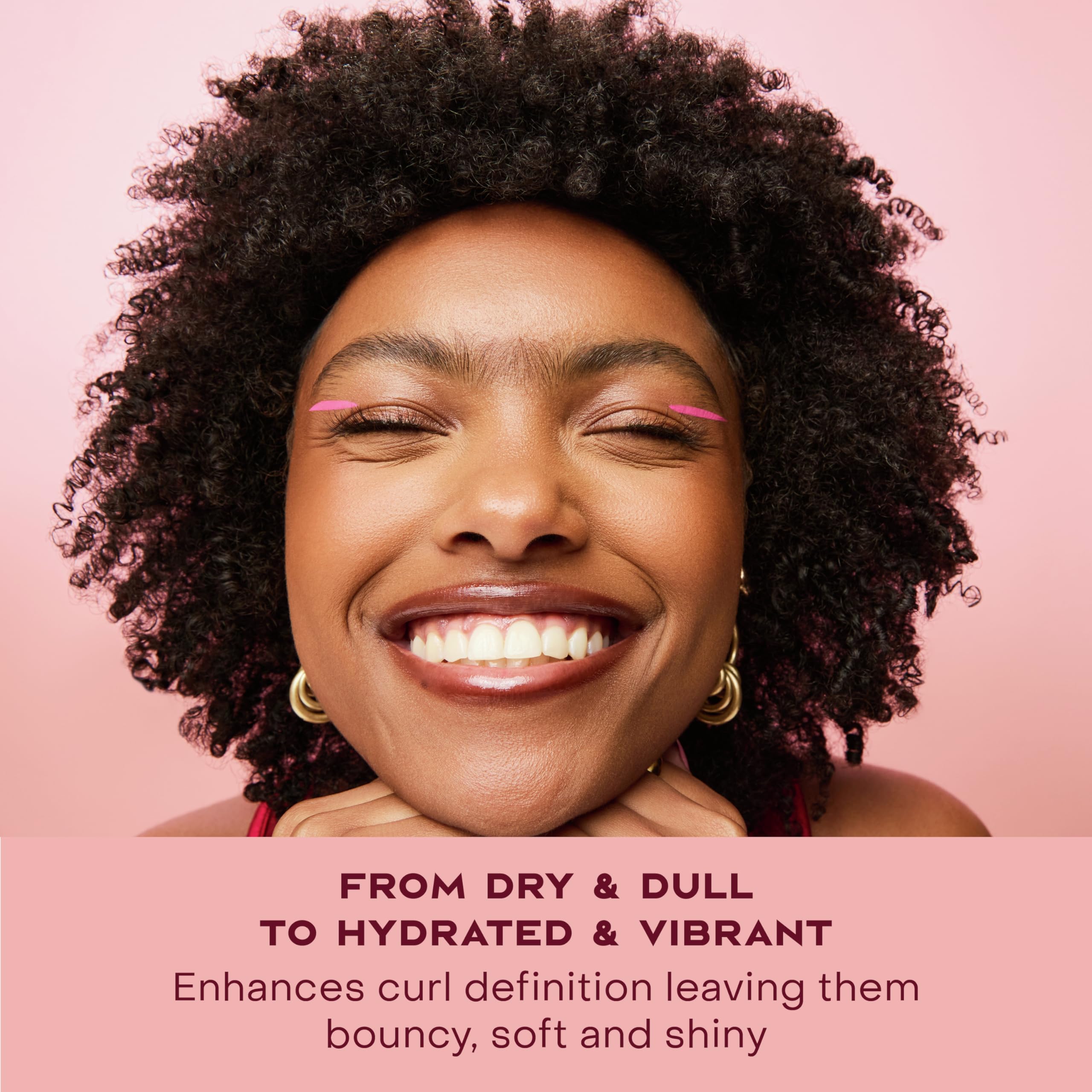 Shea Moisture Curl Enhancing Smoothie Hair Cream for Thick, Curly Hair Coconut and Hibiscus Sulfate Free and Paraben Free Curl Cream 20 oz | For curly hair - moisturizes, defines curls, and reduces frizz with Coconut Oil, Neem Oil and Silk Protein.