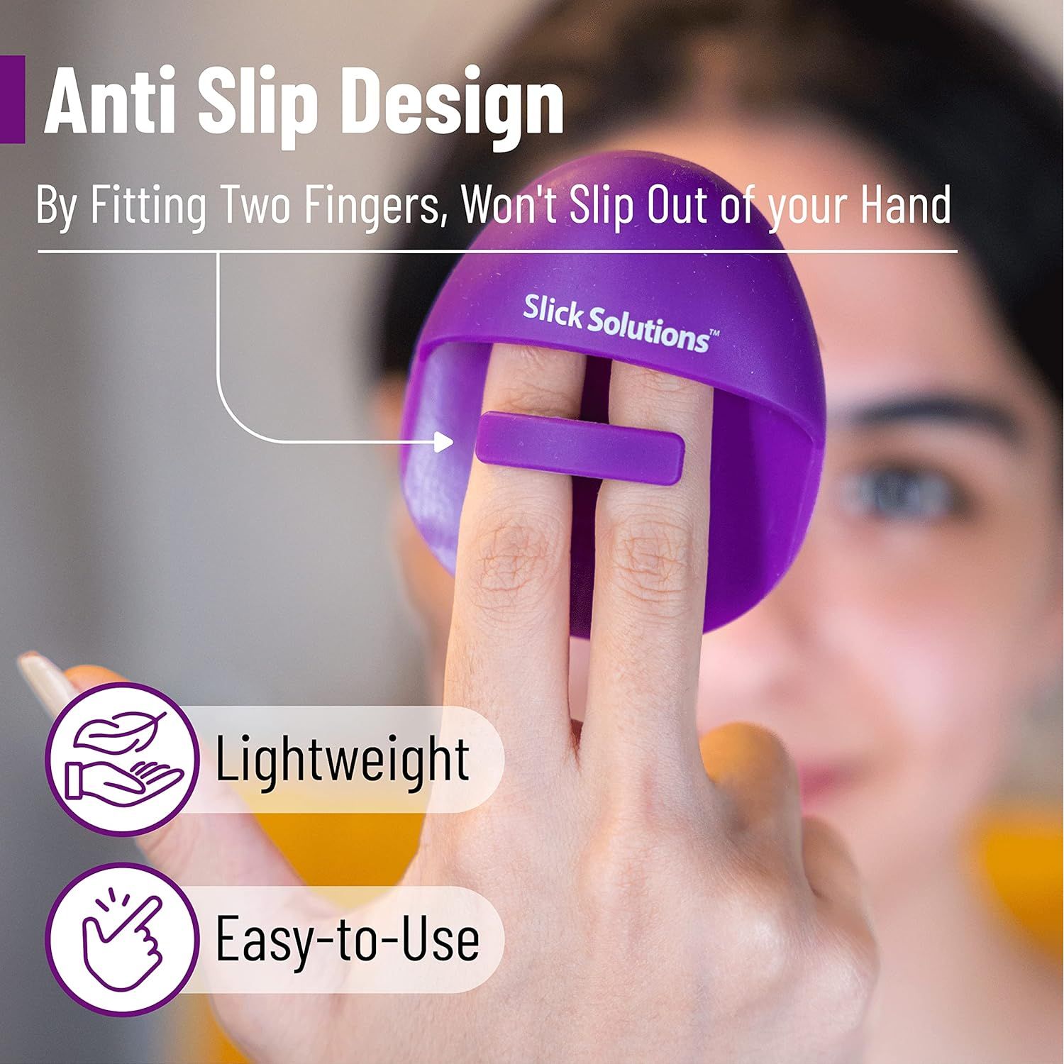 Buy now Slick- Silicone Facial Cleansing Brush, 4 Pack, Silicone Face Scrubber Exfoliator at indiglob india