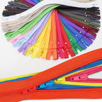 YAKA 80pcs 7 Inches 9 Inches 12 Inches 16 Inches Mixed Nylon Coil Zippers Colorful Sewing Zippers for Tailor Sewing Crafts, 20 Colors