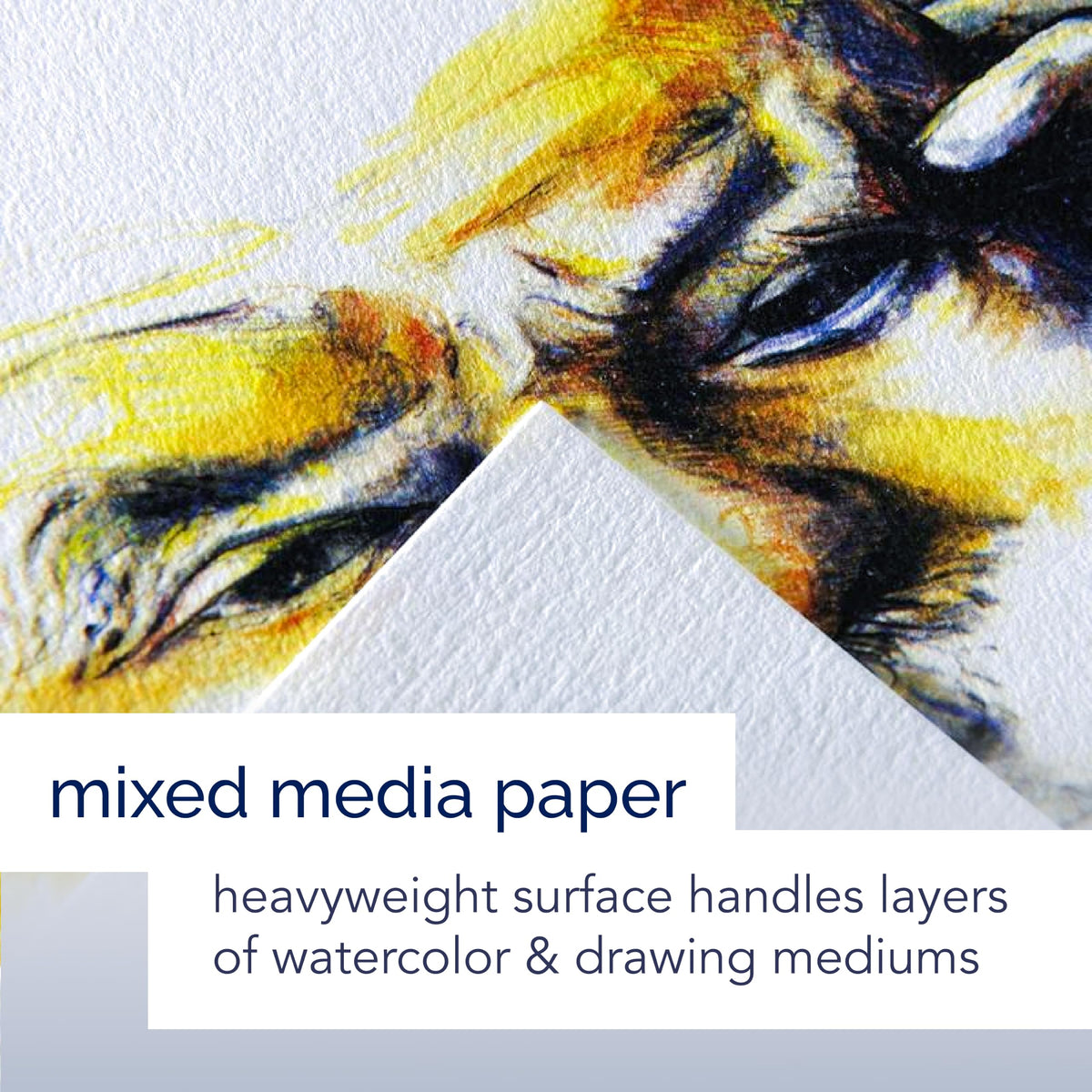 Canson Artist Series Mixed Media Paper, Wirebound Pad, 5.5x8.5 inches, 30 Sheets (138lb/224g) - Artist Paper for Adults and Students - Watercolor, Gouache, Graphite, Ink, Pencil, Marker