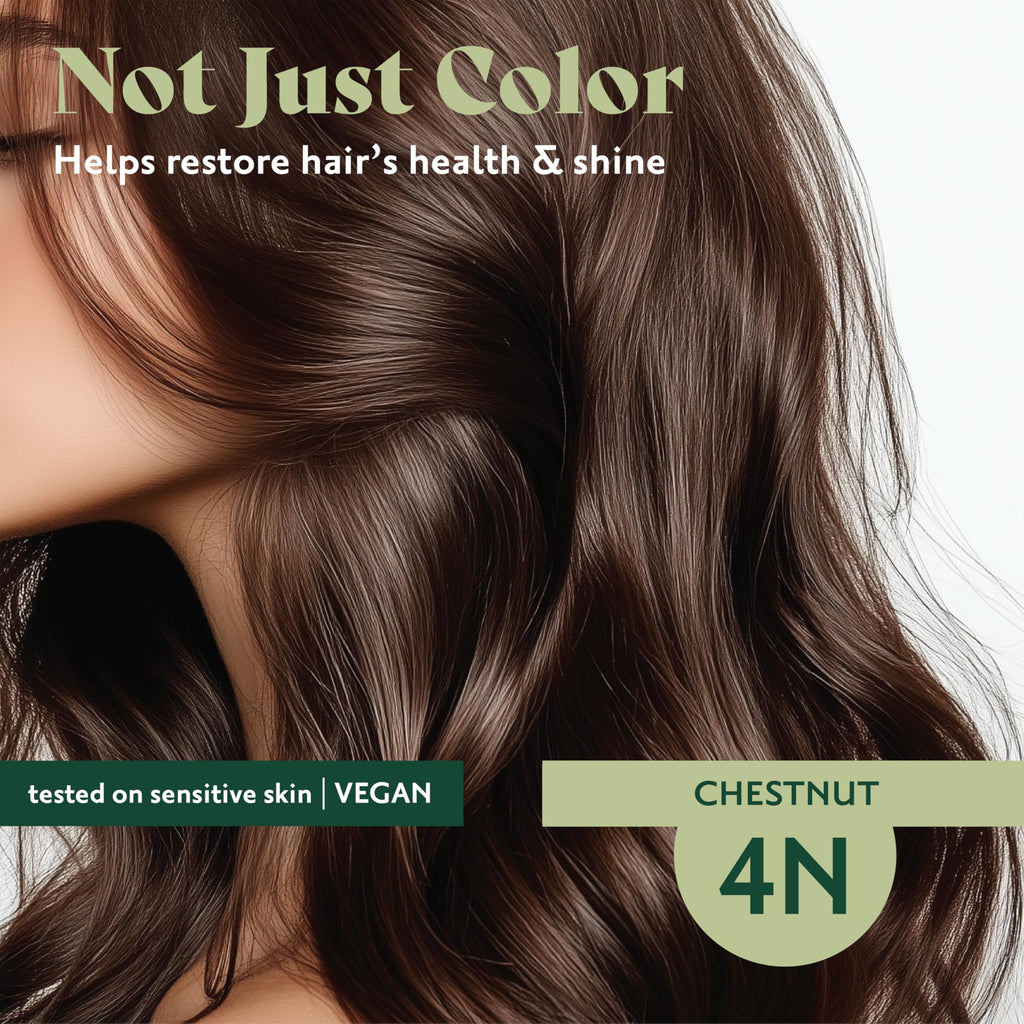 Buy now Herbatint Permanent Hair Dye For Women - 4N Chestnut - For Up To 100% Gray Coverage of Resistant Gray Hair - Ammonia-Free, Alcohol-Free & Vegan - Salon Influenced Hair color 5.75 fl oz at indiglob india
