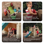 Buy now Step2 Woodland Climber II Kids Playset, Ages 2 ƒ??6 Years Old, Toddler Slide and Climbing Wall, Outdoor Playground for Backyard, Sturdy Plastic Frame, Easy Set Up at indiglob india
