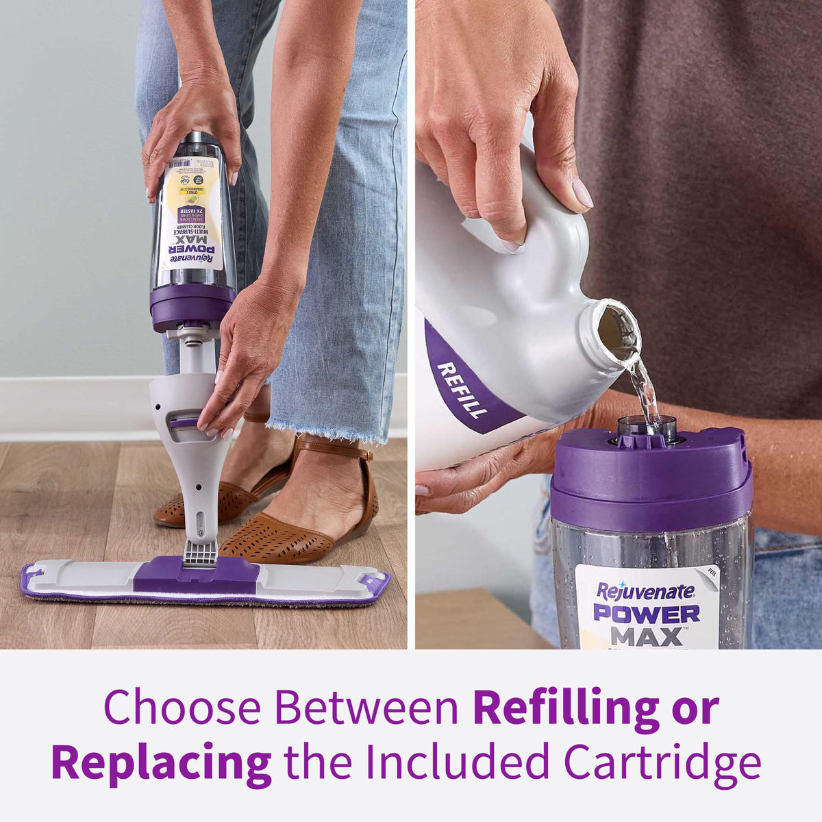 Rejuvenate PowerMax Multi-Surface Spray Mop for Floor Cleaning, 1 Count