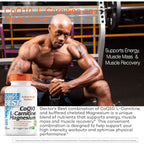 Buy now Doctor's Best Coq10/l-Carnitine/Magnesium Unique Blend, Supports Energy, Muscle Mass & Muscle Recovery, Veggie Caps, 90Count at indiglob india