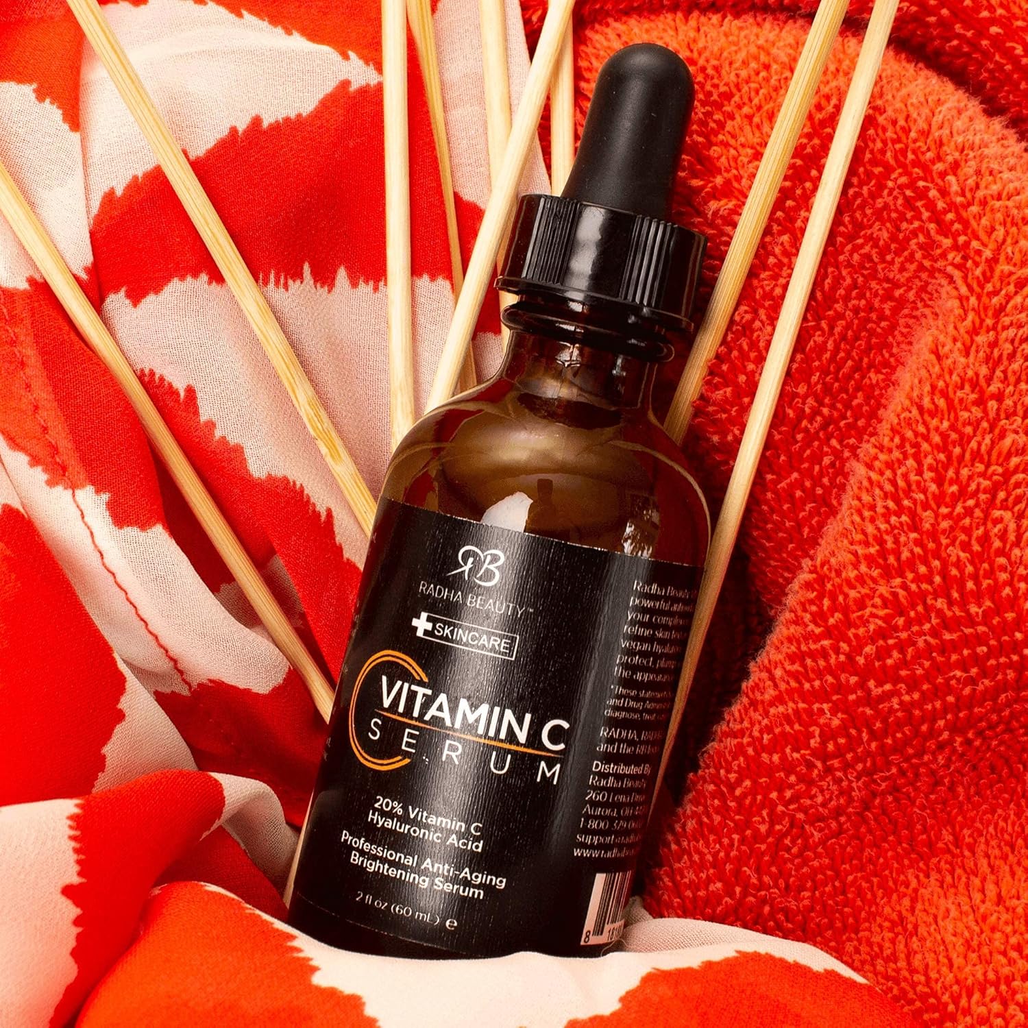 Buy now Radha Beauty Natural Vitamin C Serum 2oz, Vitamin C, Vitamin E, Hyaluronic Acid and Aloe, Facial Serum for Anti-Aging Wrinkles, Dark Spots, Fine Lines at indiglob india