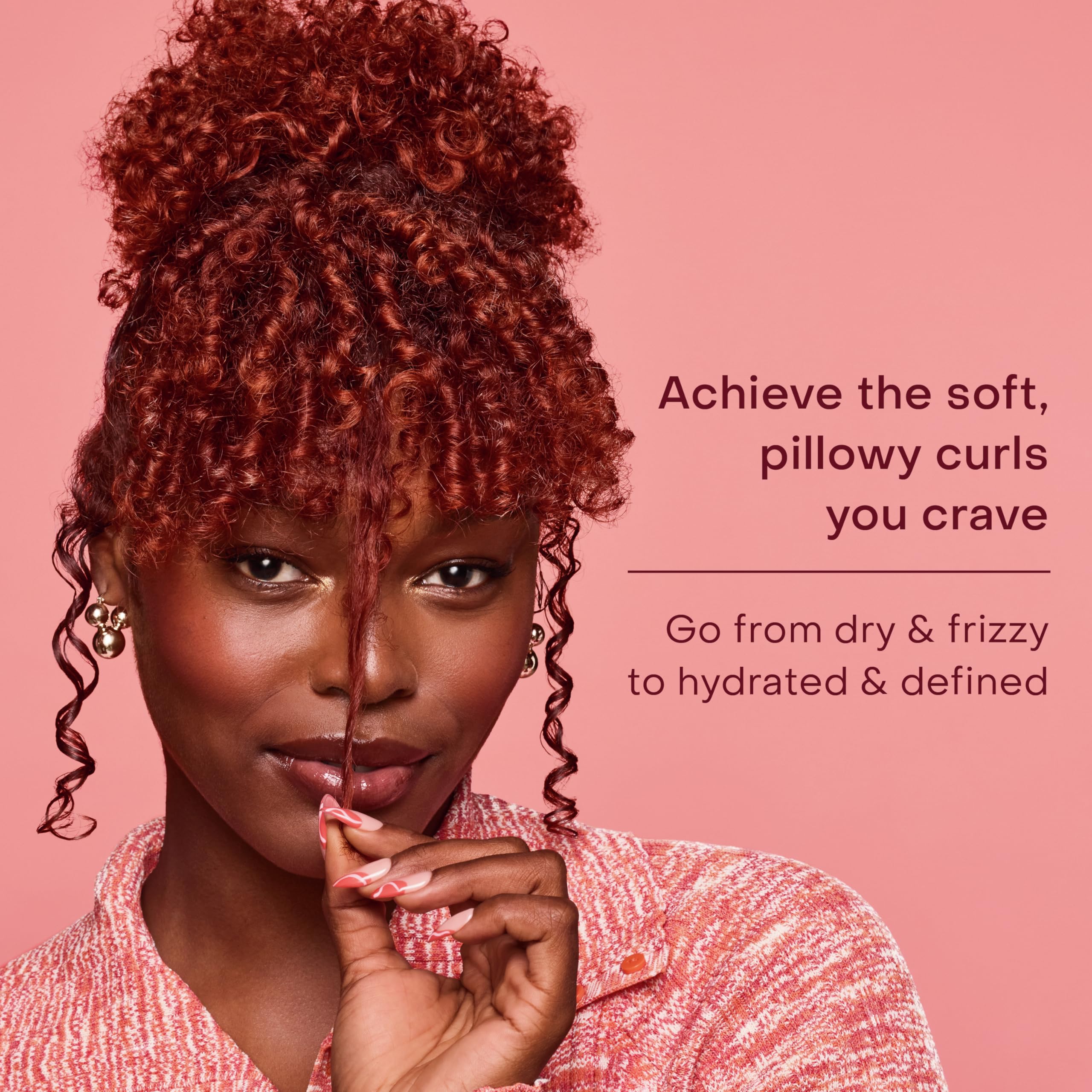 Shea Moisture Coconut & Hibiscus Define & Shine Styling Gel 15oz | For curly hair - hydrates, defines, and controls frizz with Coconut Oil, Flaxseed and Glycerin for lasting hold.